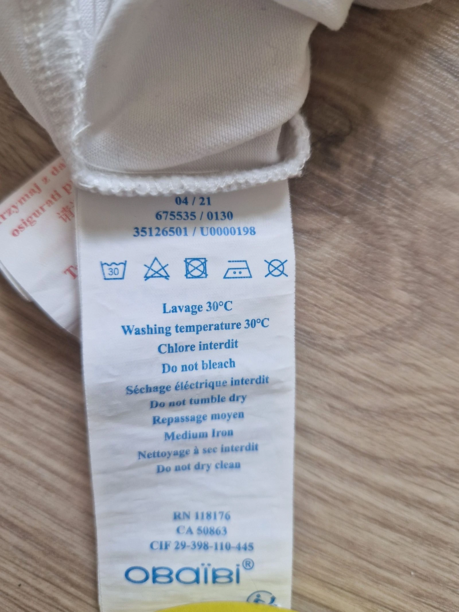 🐨 Jumpsuit + babybody voor meisjes – Obaïbi – 12 maanden – zeer goede staat – photo 13